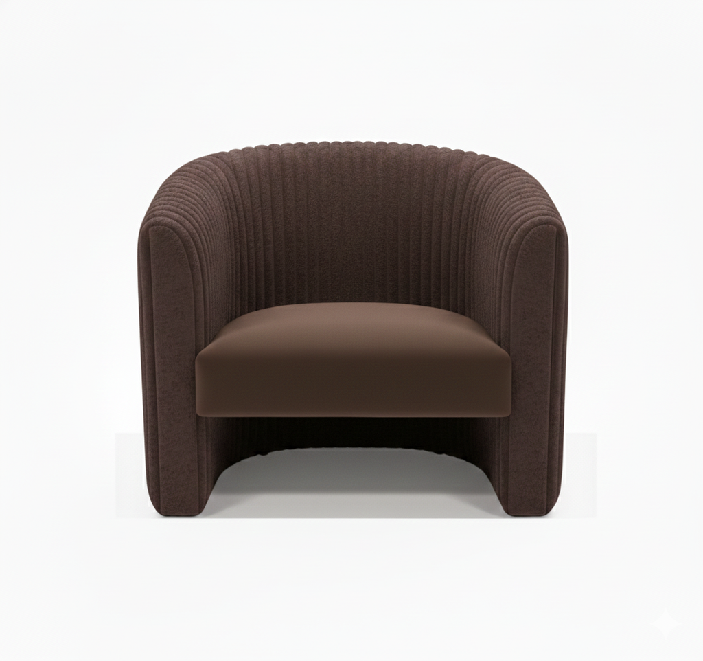 Fotel MaluMalu Czekoladowy