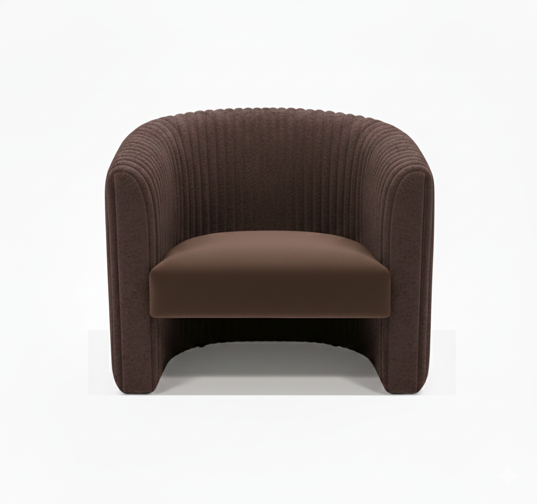 Fotel MaluMalu Czekoladowy