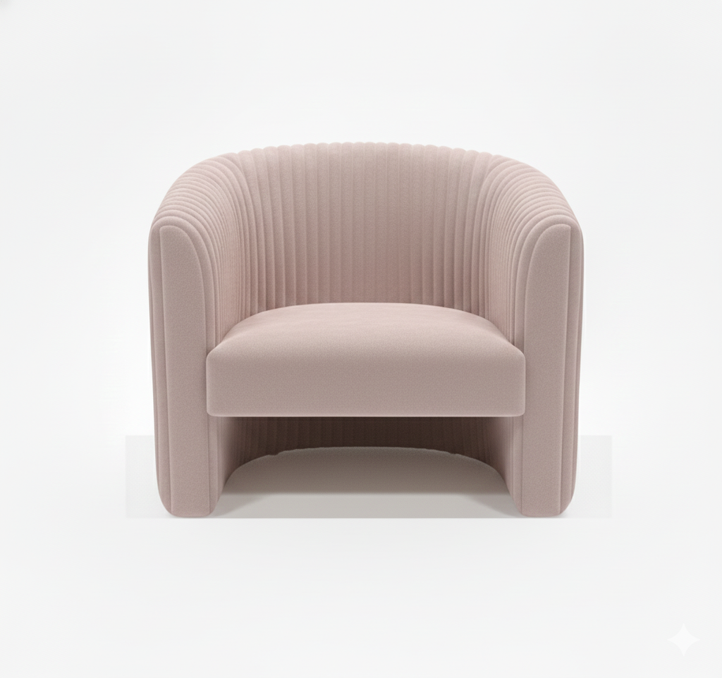 Fotel MaluMalu Pudrowy Róż